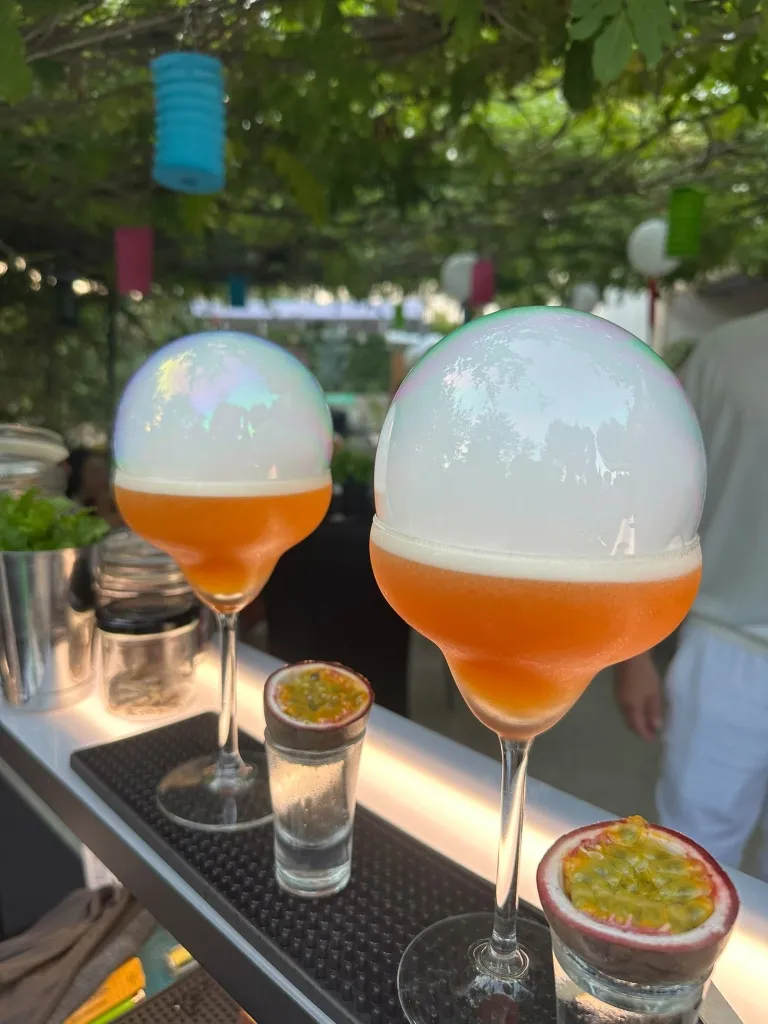 Cocktails à bulles fumantes originaux