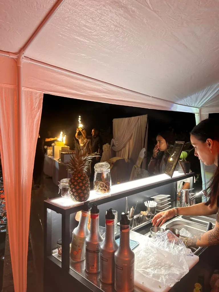 Service bar à cocktails mariage dans le Var
